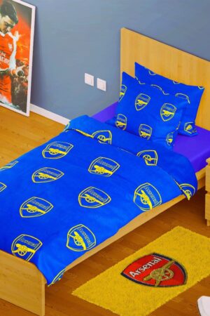 Arsenal FC Single Bed Set – The Gunners Pride Edition 🔴🔵⚽