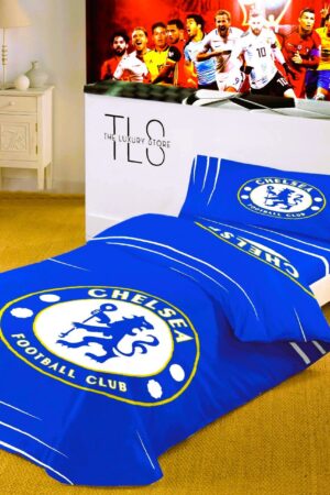 Chelsea FC Official Single Bed Set – Classic Blue Edition 💙⚽