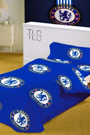 Chelsea FC Single Bed Set – Official Royal Blue Collection 💙⚽