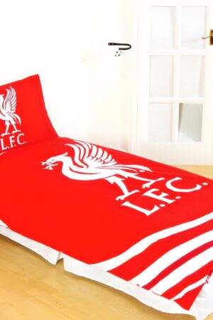 Liverpool FC Official Crest Single Bed Set – “You’ll Never Walk Alone” Edition ❤️⚽