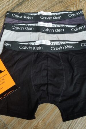 Calvin Klein Men’s Boxer Trunks – 3-Pack Ultra Soft Stretch Cotton