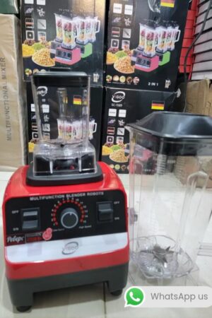 2 in 1 Silverr__crestt Ultra heavy Duty Blender Machine 2 in 1 , SC-1589 Silver Crest Powerful blender and grinder 2.5 Large Capacity